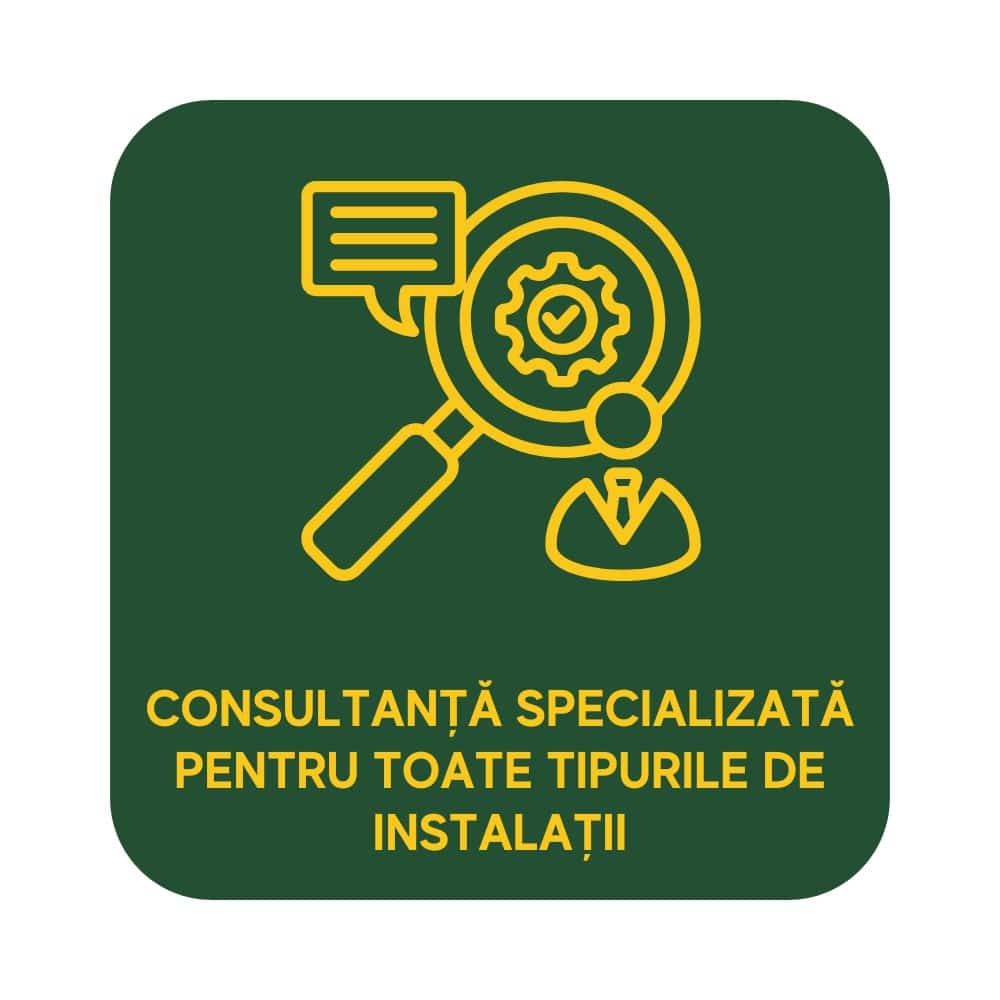 consultanta specializata pentru toate tipurile de instalatii